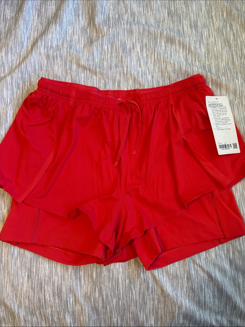 Lululemon running 2 Layer Shorts